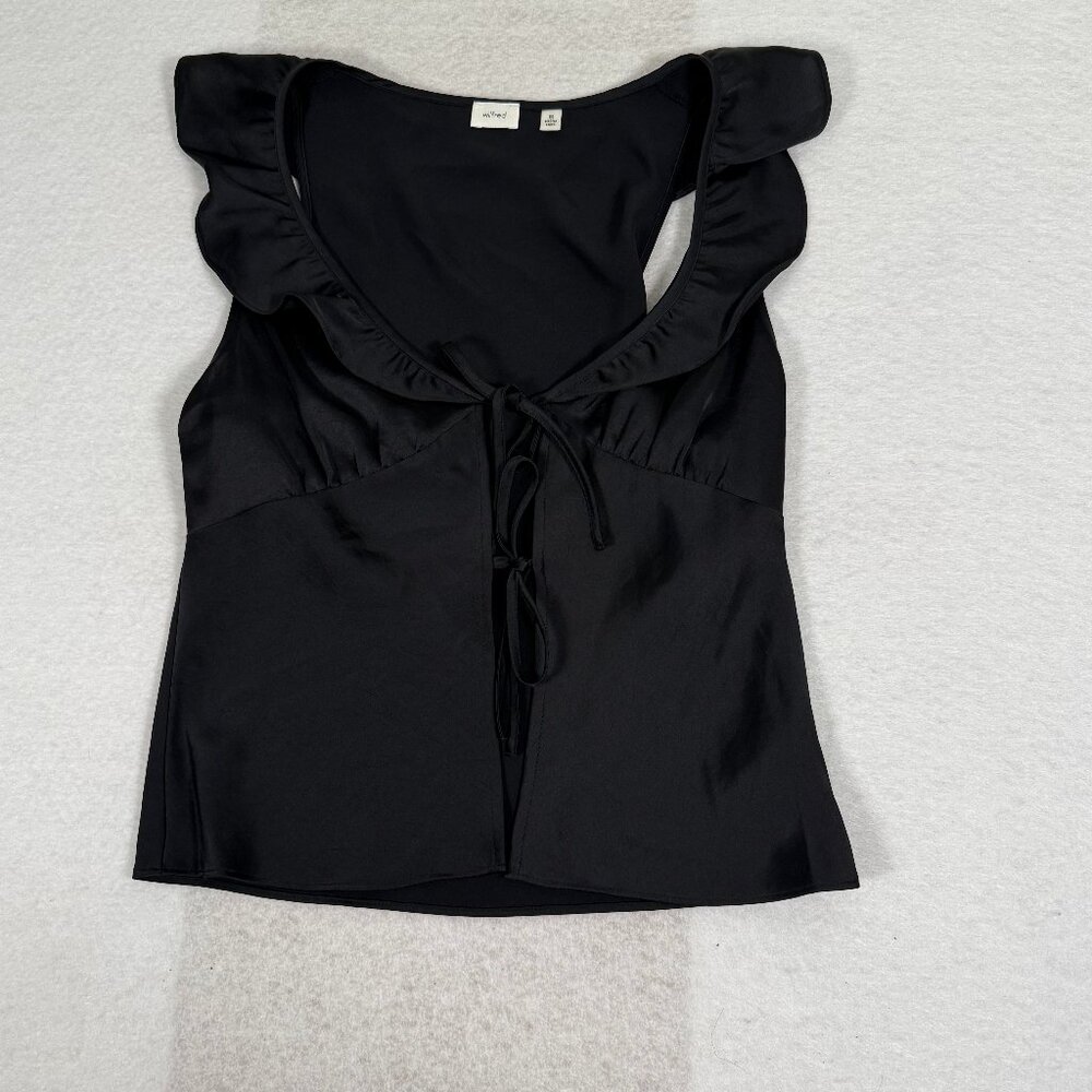 Aritzia Wilfred Tonka Satin Blouse NWT